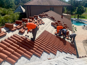 Roof level, Spanish Tile